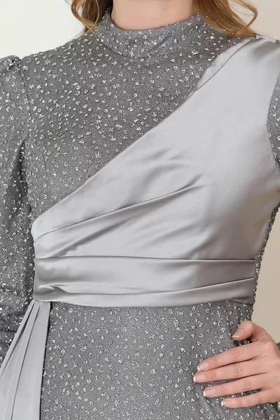 Yıldız Hijab Plus Size Evening Dresses