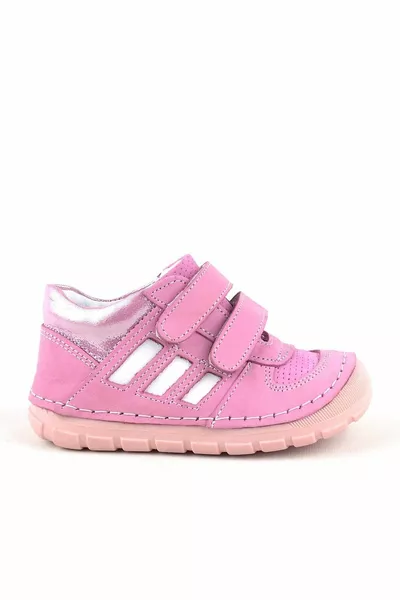 Grizzy Натуральная кожа Розовый Первый Шаг Детские Туфли Девочки