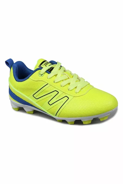  Uomo Neon Giallo Erba Campo Astroturf Scarpe Da Calcio Ragazzi Scarpe Da Calcio