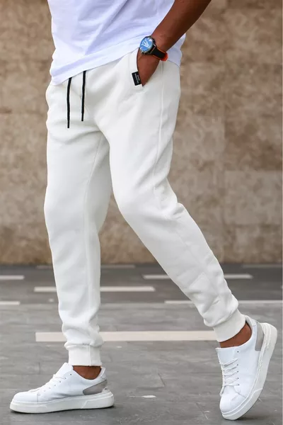 Weißer Basic Trainingsanzug 