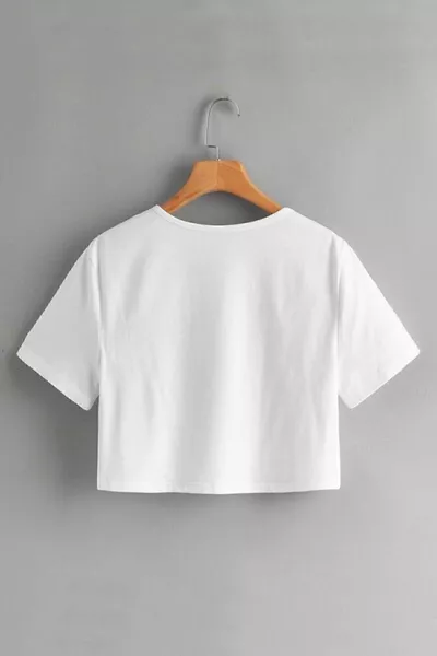 المرأة كبيرة الحجم قصيرة تي شيرت