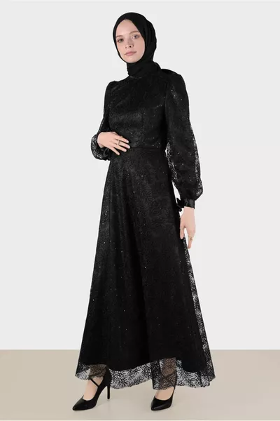 Manchetten? Satijnen Binding Gedetailleerde Guipure Abi 