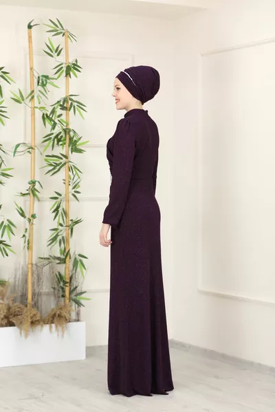 Robe de soirée hijab de conte de fées 