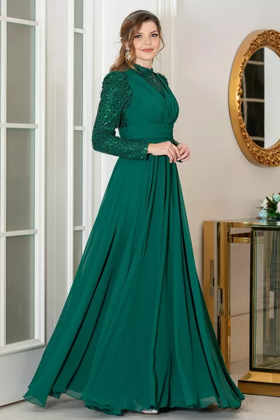 أيسيما فساتين سهرة محجبة