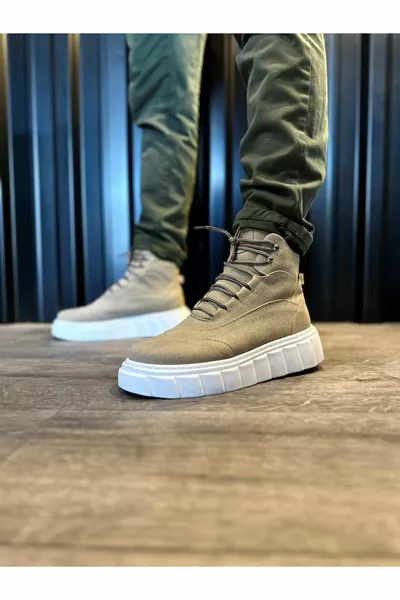  الدانتيل متابعة العظام وحيد المياه ومقاومة البرد عارضة من جلد الغزال الشتاء أحذية رياضية للرجال BT المنك