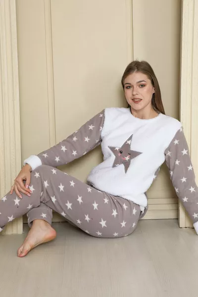 Зимний комплект флисовых пижам