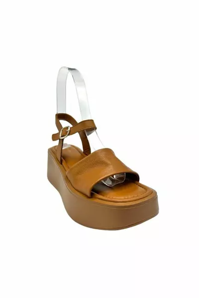   WOMEN'S PADDED HEELED SANDALS