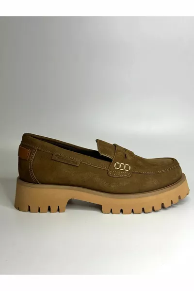  جلد طبيعي خفيف الوزن سوليد أحذية العظام المتسكع