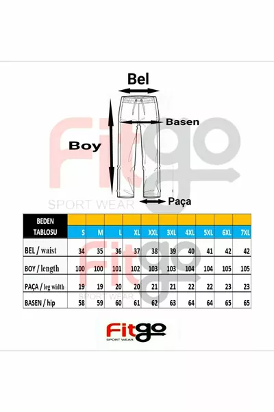 سروال رياضي رجالي أسود بساق مستقيمة وقصّة مريحة
