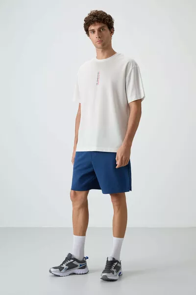 Parlament Baumwollene Dicke Weiche Strukturiert Comfort Fit Basic Herren Shorts - 