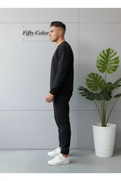 2 Черных свитшота и черный комплект спортивной одежды