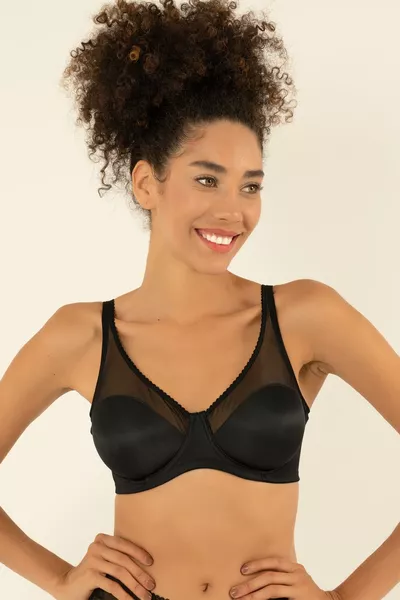 صدرية مصغرة بدون حشوة بتفاصيل التول