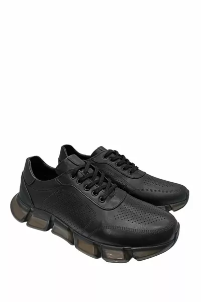 Echt leer en transparante zool zorgen voor extra comfortabele schoenen