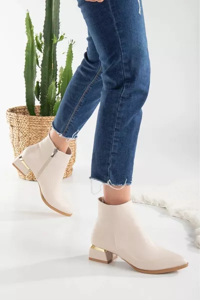 حذاء نسائي كاجوال بكعب بسيط 3 سم