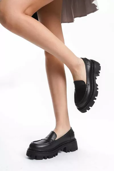 Ernila Shoes Mocassino in Vera Pelle Oxford Scarpe