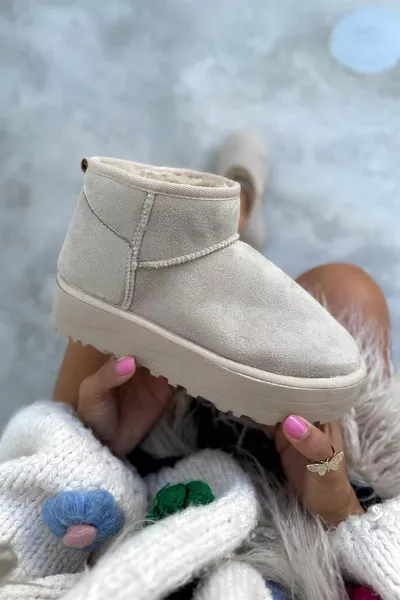  CI THICK SOLE STIVALI Donna Feathered FlatSole