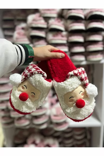 Рождественские тапочки Санта Клауса Домашние Пандуфу Домашние тапочки Гостевые тапочки
