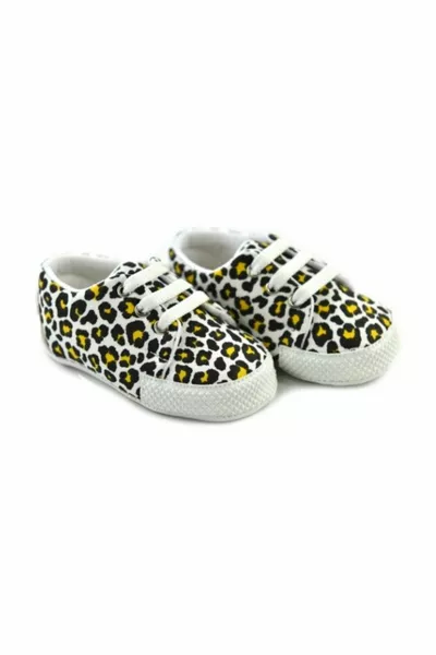 Bebiccino First Step Schoenen Luipaardprint Geel