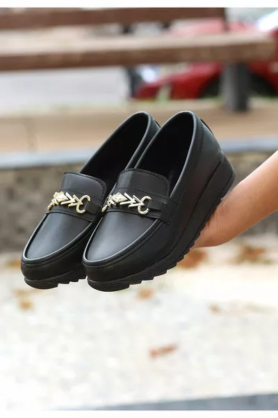 Leyd Ballerine in pelle nera