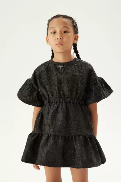 Bg Store Kız Çocuk Siyah Elbise 