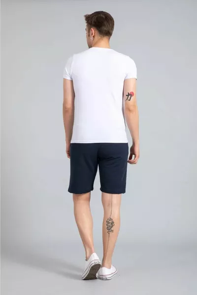Short en coton pour homme coupe régulière