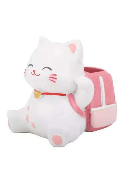 Portapenne Maschile con Figura di Gatto