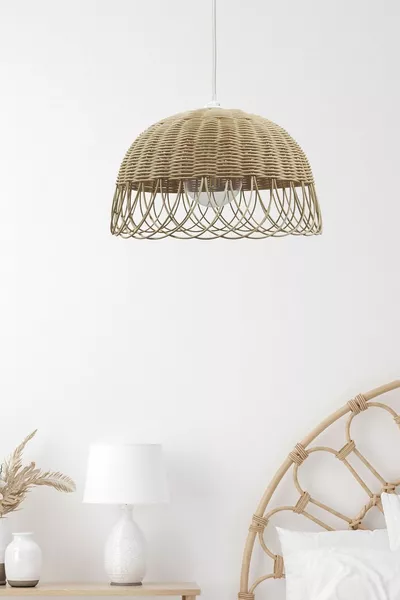 Bambus, Rattan Hängeleuchte Cm