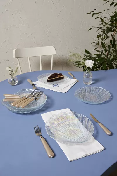 Madison 6-Piece Glass Chandelier Cake / Dessert Set cm Classic