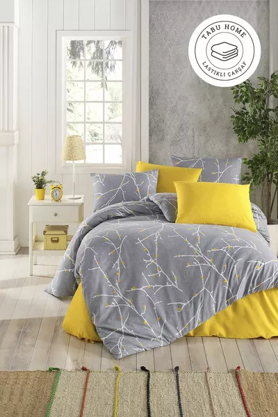 Set di lenzuola con angoli e completo copripiumino singolo