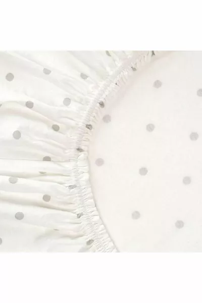 Комплект простыней Lenast с резинкой, бело-коричневый - упаковка из 2 штук