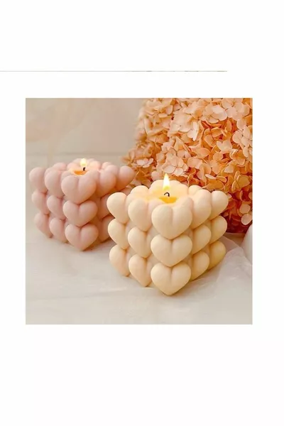 Hartvormige Bubble Kaarsvorm