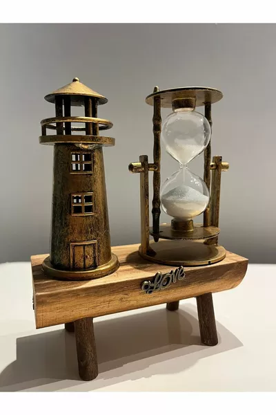 Decorative Hourglass Lighthouse Decoration Office Gift