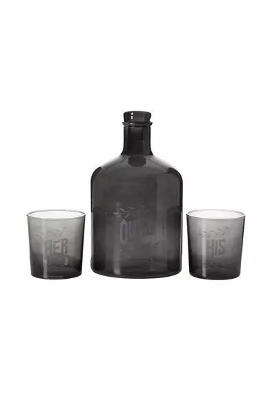 RETRO İÇECEK SETİ - SİYAH