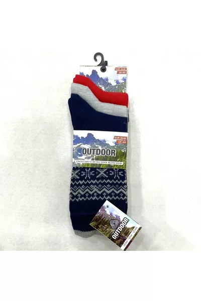 Termal Yün Çorap 9'lu Unisex