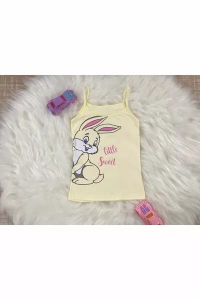 Girls' Rabbit Print Tank Top