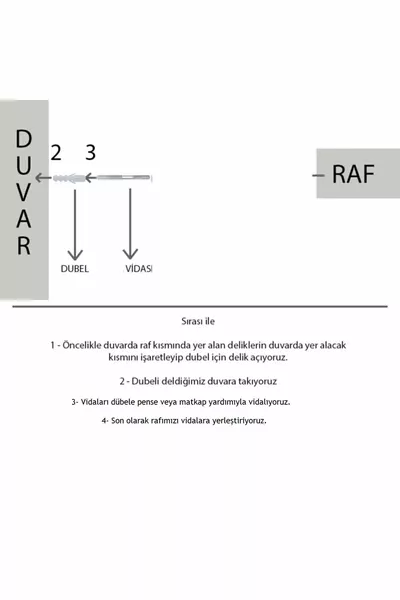Бял летящ стенен рафт комплект от 2 скрити рафта