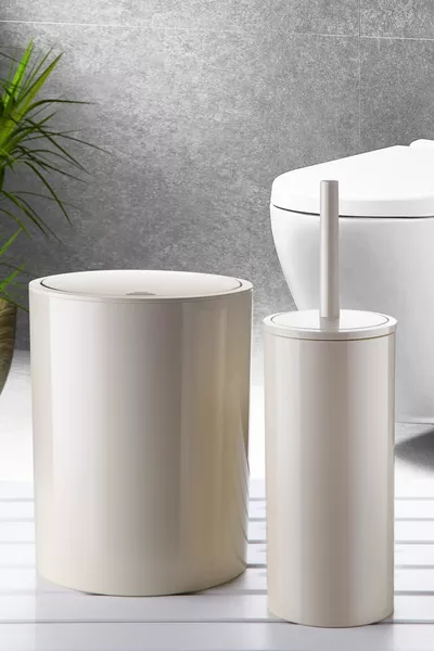 Flores 2-delige Badkamer Set - Beige