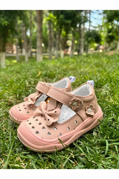 نينو جلد طبيعي العظام وحيد الخطوة الأولى أحذية طفلة