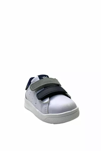  العظام طفل رضيع الخطوة الأولى الذاكرة وحيد أبيض / كحلي الأزرق حذاء رياضي