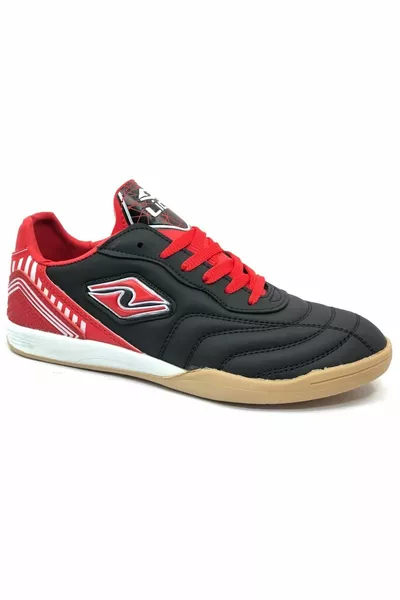 Lion professional Rubber Sole Futsal Shoes BLACK-RED