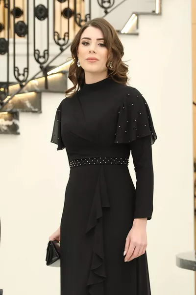 فستان سهرة الحجاب النبيل