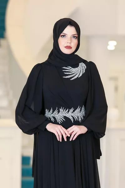 Ivy Plus Size Hijab Evening Dresses