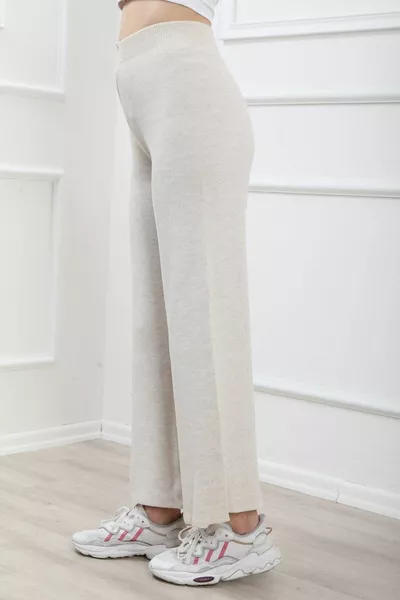 واسعة الساق السراويل المطاطية متماسكة - الحجر