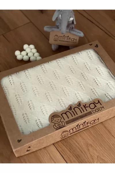 Ажурно плетено бебешко одеяло за новородено