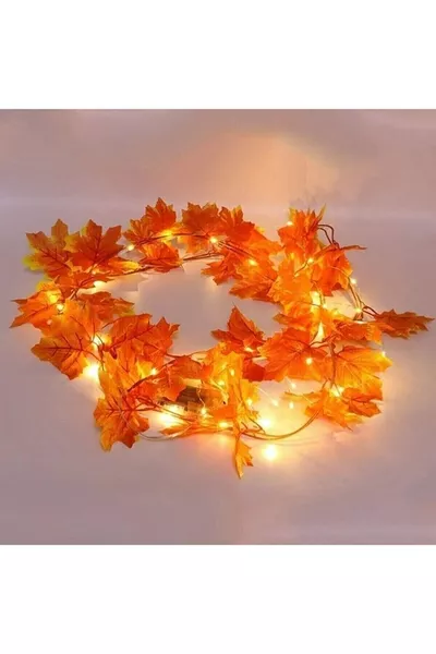 Изкуствена лиана с LED светлини Есен  см +3 метра