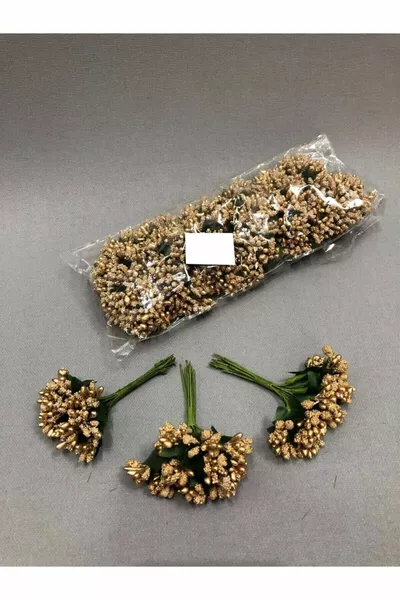 Goudgele Gold Pıtırcık Cipso Bruiloft Suiker Decoratie Zaad (1 Pak  Stuks) – Kunstbloem Decoratie