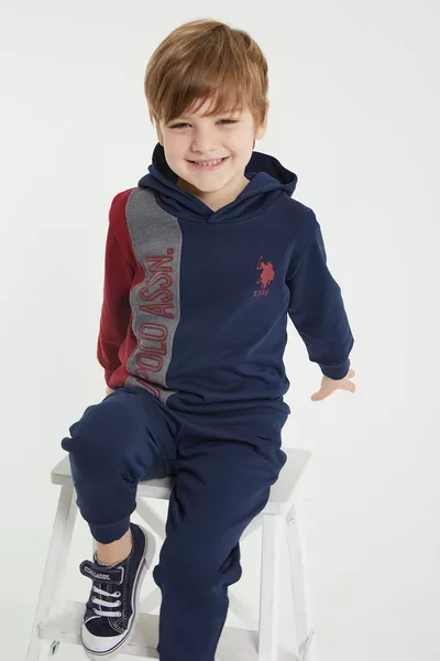 Ensemble de survêtement garçon bleu marine