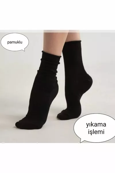 unisex çizgili kolej çorap 4 çift