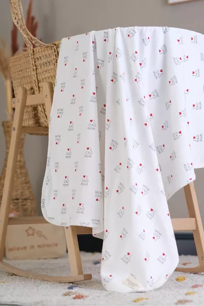 Beidseitig Interlock-Decke & Babydecke % Baumwolle Oeko-Tex-zertifiziert  x  cm