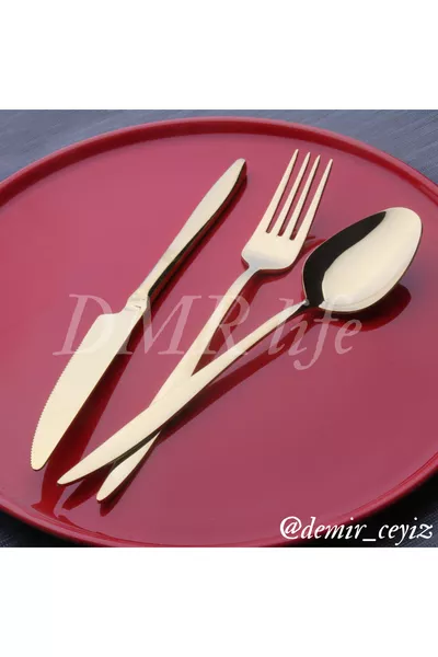 Set di posate Luis smeraldo  pezzi per 6 persone